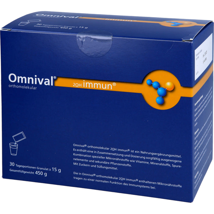 OMNIVAL orthomolekular 2OH immun 7 TP Granulat, 30 pcs. Sachets