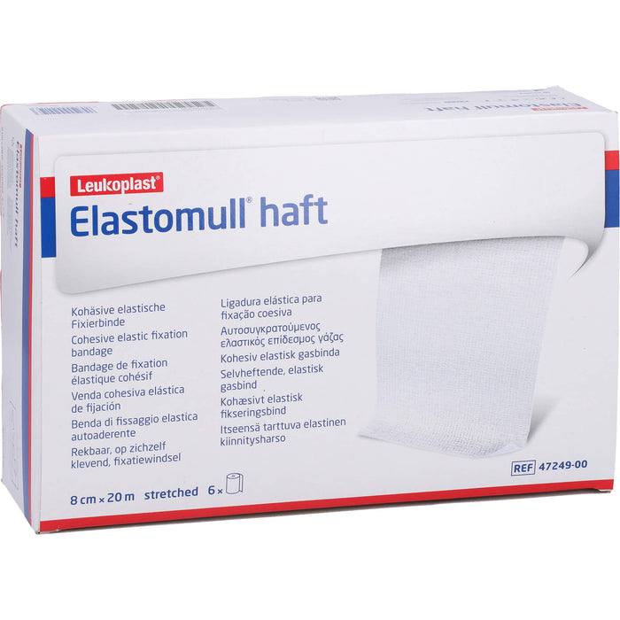 Elastomull haft 20mX8cm, 6 St BIN