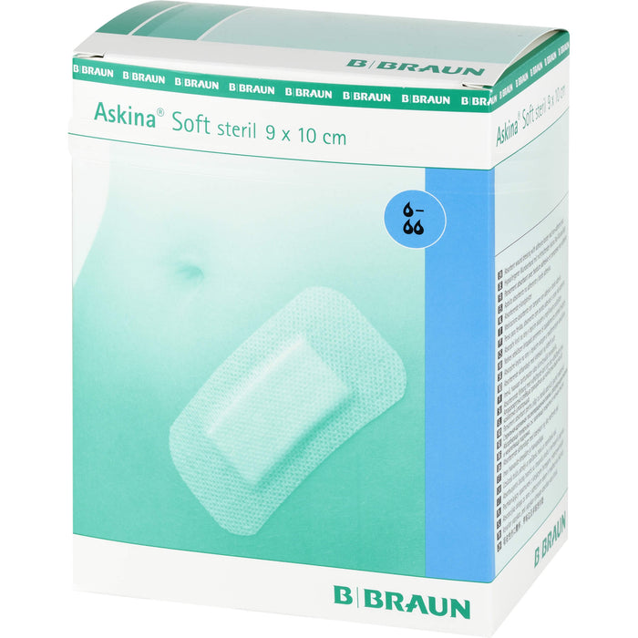 ASKINA SOFT STERIL 9X10CM HYPOALLERGENER WUNDVERBA, 50 St VER