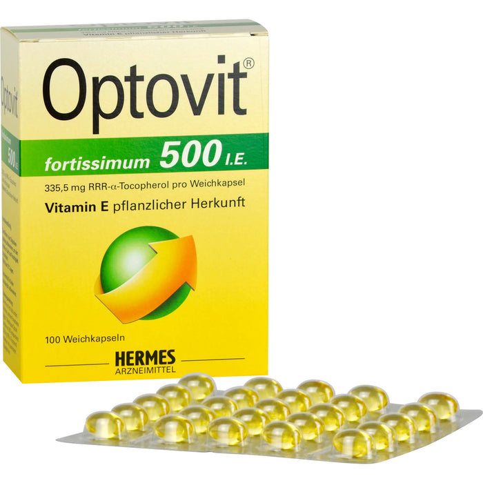 HERMES Optovit fortissimum 500 I.E. Weichkapseln, 100 pc Capsules