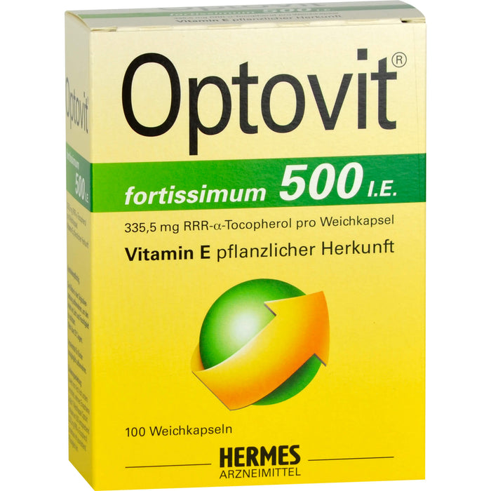 HERMES Optovit fortissimum 500 I.E. Weichkapseln, 100 pc Capsules