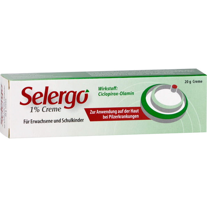 Selergo 1 % Creme bei Pilzerkrankungen der Haut, 20 g Crème