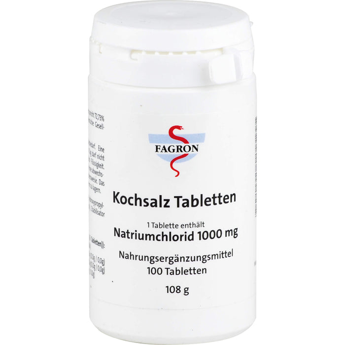 FAGRON Kochsalz Tabletten, 100 St. Tabletten