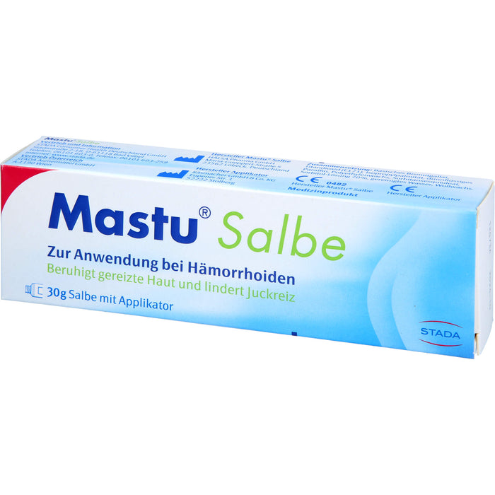 Mastu Salbe beruhigt gereizte Haut und mildert Juckreiz, 30 g Salbe