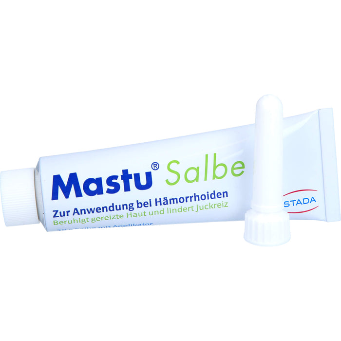 Mastu Salbe beruhigt gereizte Haut und mildert Juckreiz, 30 g Salbe