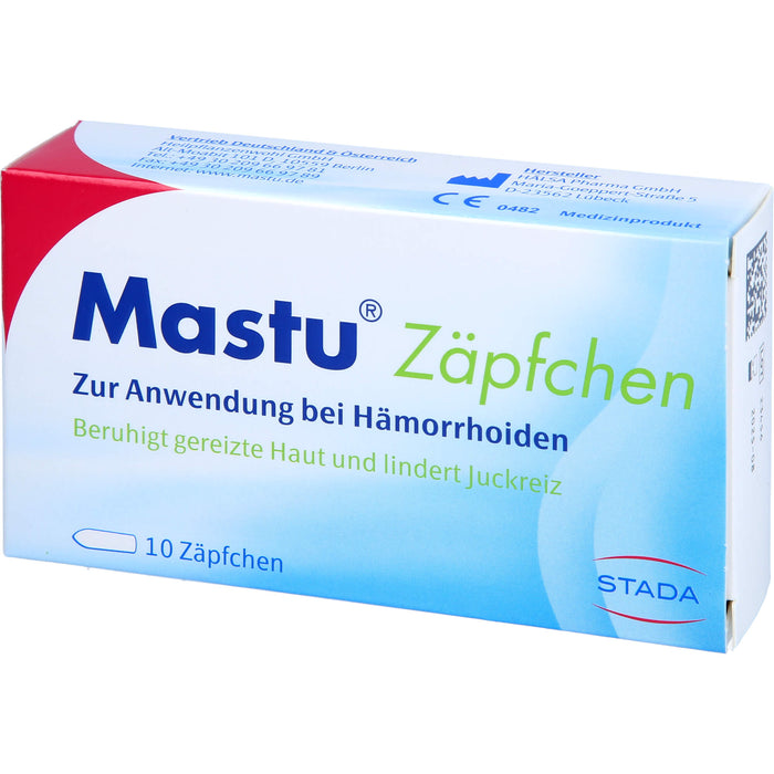 Mastu Zäpfchen, 10 pcs. Suppositories