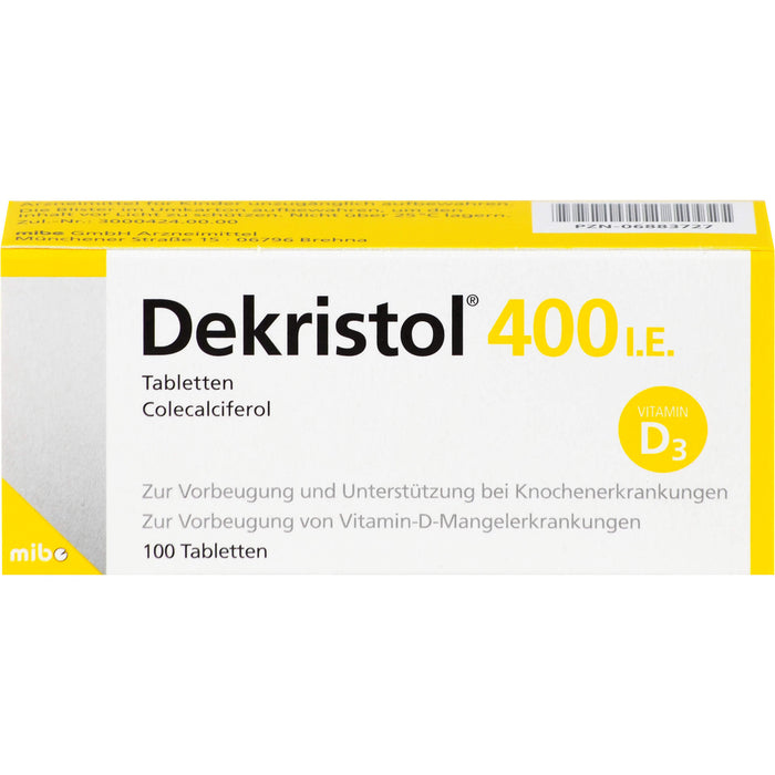 Dekristol 400 I.E. Tabletten, 100 St. Tabletten