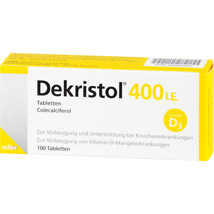 Dekristol 400 I.E. Tabletten, 100 pcs. Tablets