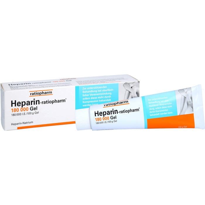 Heparin-ratiopharm 180 000 Gel, 150 g Gel