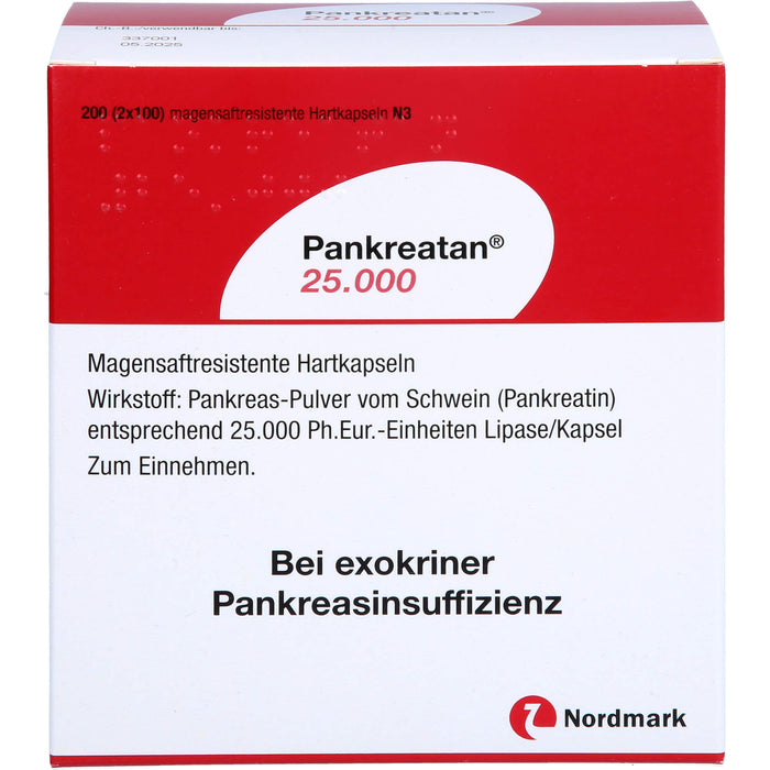 Pankreatan 25.000, Magensaftresistente Hartkapseln, 200 St. Kapseln