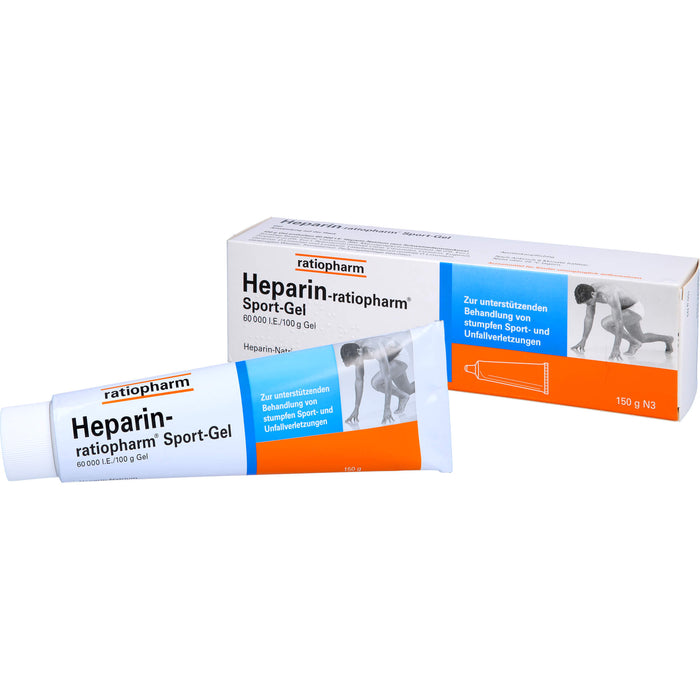 Heparin-ratiopharm Sport-Gel, 60000 I.E./100 g Gel, 150 g Gel