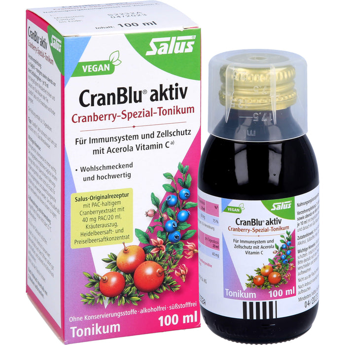 CranBlu aktiv Cranberry-Spezial-Tonikum, 100 ml Solution