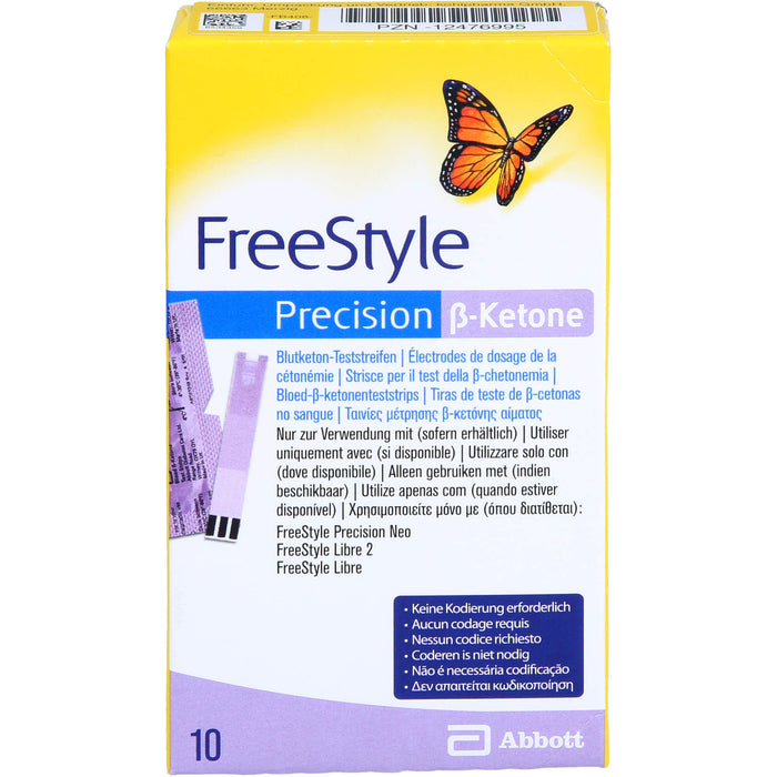 FreeStyle Precision ß Ketone Blutketon Teststreif., 10 St TTR