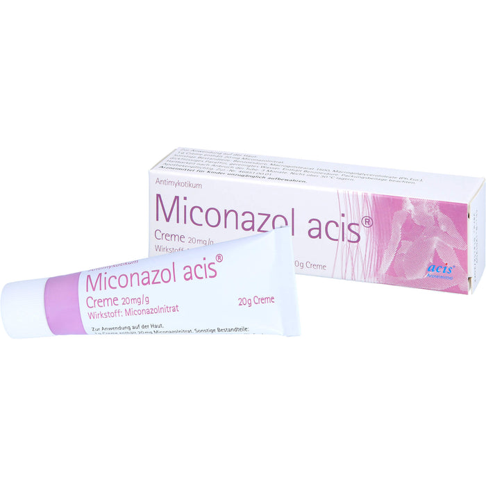 Miconazol acis Creme Antimykotikum, 20 g Crème