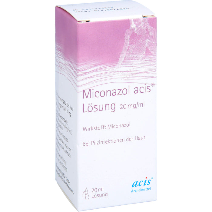 Miconazol acis Lösung, 20 mg/ml Lösung zur Anwendung auf der Haut, 20 ml Lösung