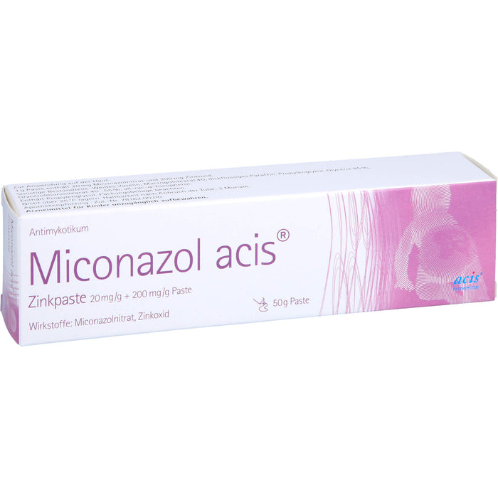 Miconazol acis Zinkpaste Antimykotikum, 50 g Crème