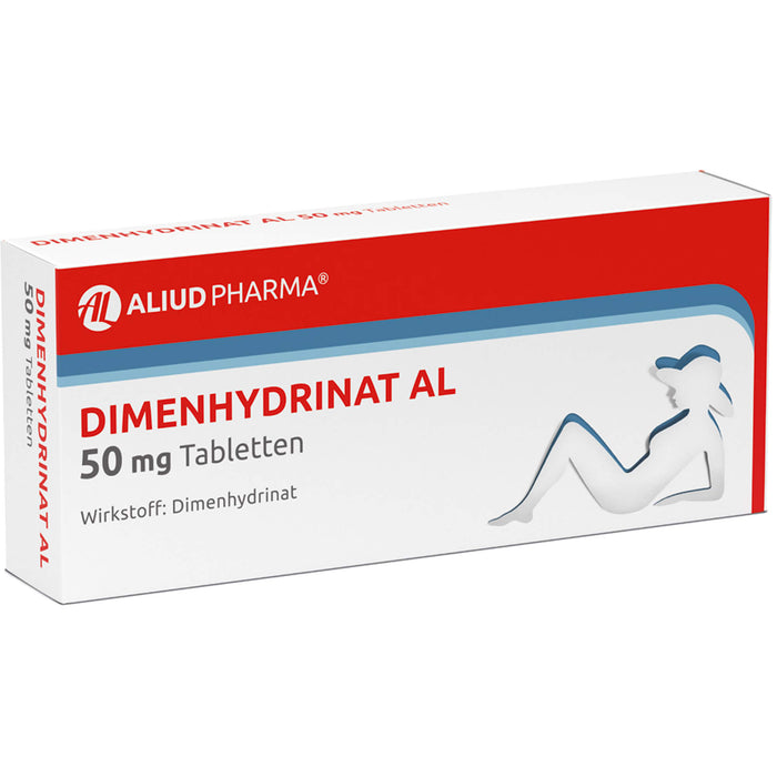 Dimenhydrinat AL 50 mg Tabletten, 20 pcs. Tablets