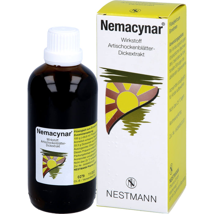 Nestmann Nemacynar Tropfen bei Verdauungsbeschwerden, 100 ml Solution