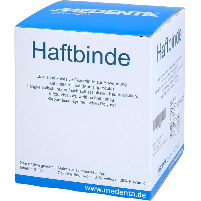 MEDENTA Haftbinde elastisch 10 cm x 20 m, 1 pc Bandage