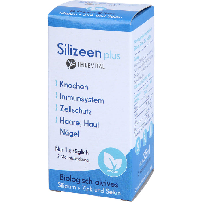 Ihle Vital Silizeen Plus Silizium Zink Selen + Bor, 25 ml TRO