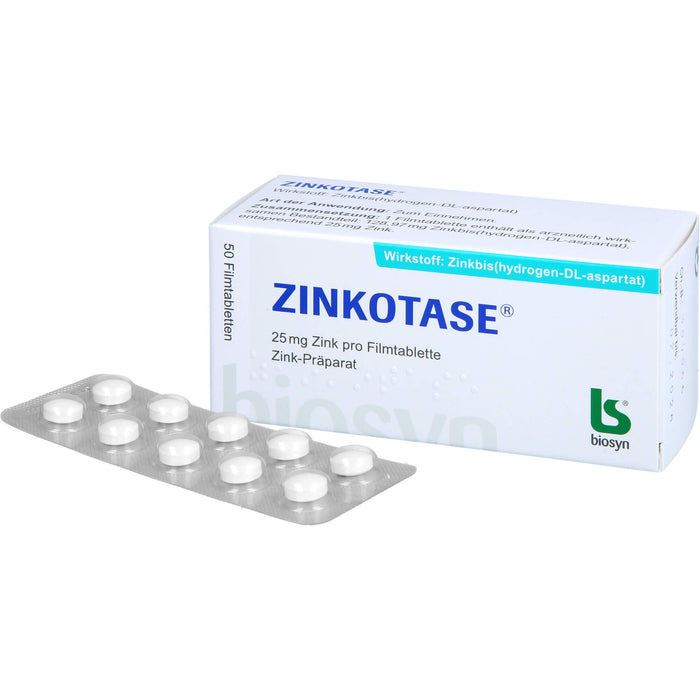 ZINKOTASE Filmtabletten, 50 St. Tabletten