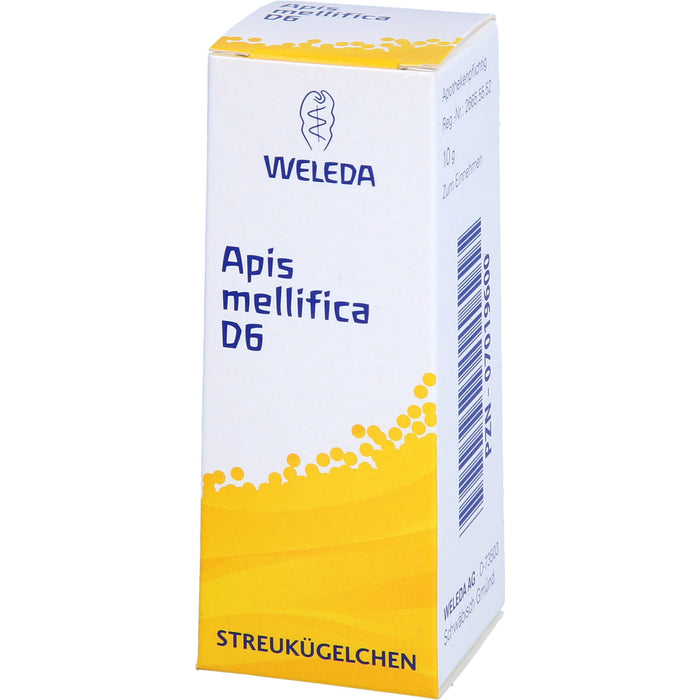 WELEDA Apis mellifica D 6 Globuli, 10 g Globules