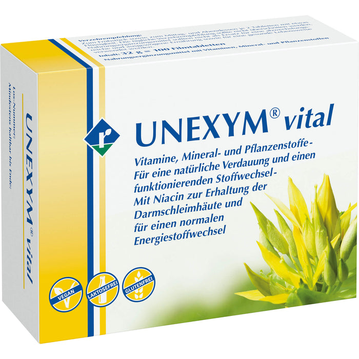 UNEXYM vital Filmtabletten für eine natürliche Verdauung, 100 pcs. Tablets