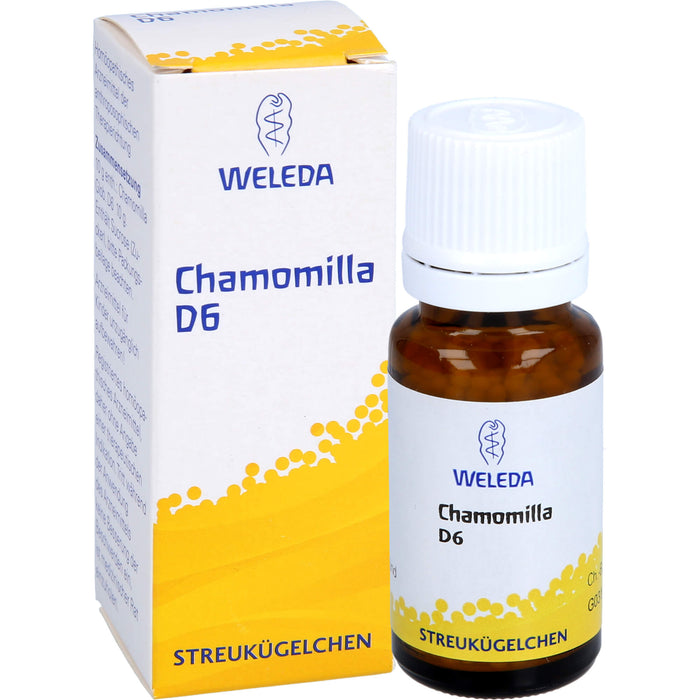 Chamomilla D6 Weleda Globuli, 10 g Globuli