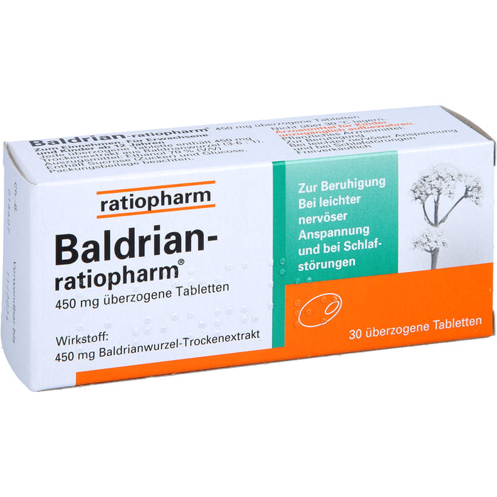 Baldrian-ratiopharm Tabletten, 30 St. Tabletten