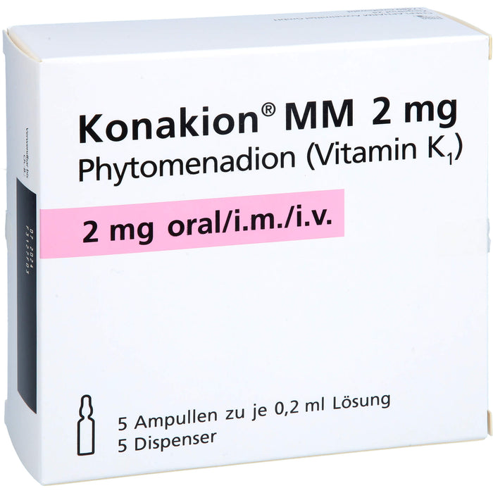 Konakion MM 2 mg Ampullen, 5 pcs. Ampoules