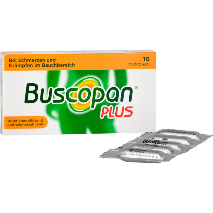 Buscopan plus Zäpfchen Reimport Pharma Gerke, 10 pcs. Suppositories