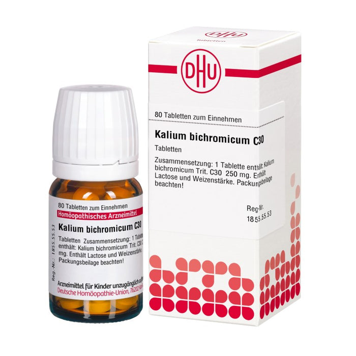 DHU Kalium bichromicum C30 Tabletten, 80 pc Tablettes