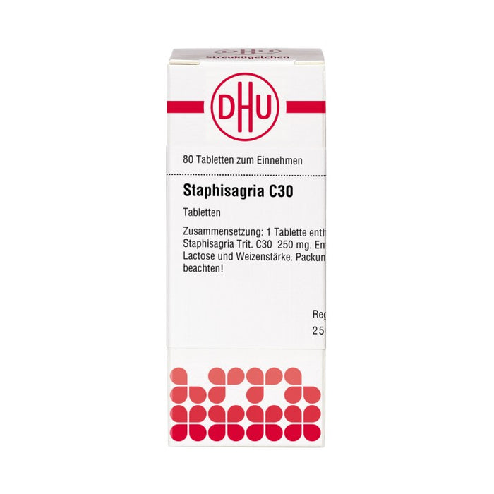 DHU Staphisagria C30 Tabletten, 80 pcs. Tablets