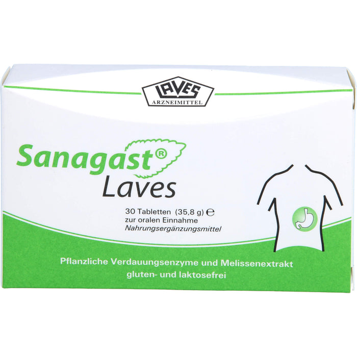 Sanagast Laves Tabletten, 30 pcs. Tablets