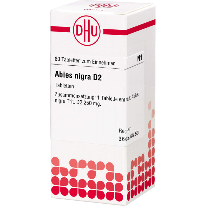 Abies nigra D2 DHU Tabletten, 80 St. Tabletten