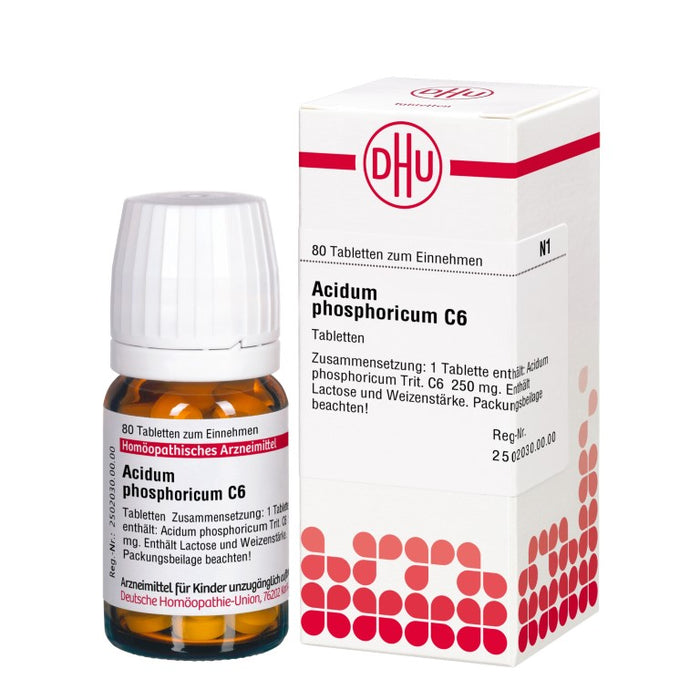 DHU Acidum phosphoricum C6 Tabletten, 80 St. Tabletten