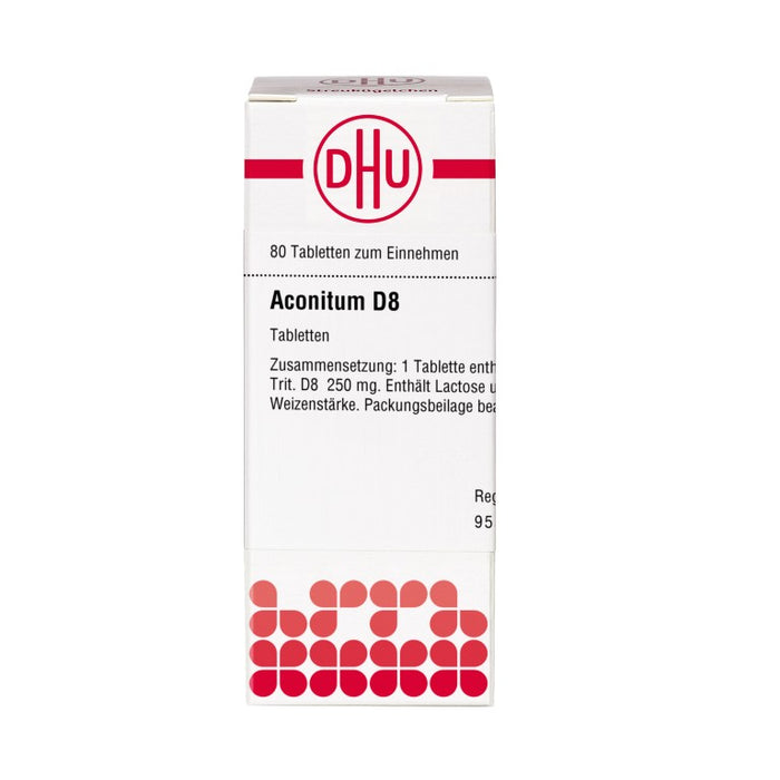 Aconitum D8 DHU Tabletten, 80 St. Tabletten