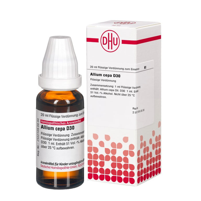 Allium cepa D30 DHU Dilution, 20 ml Lösung