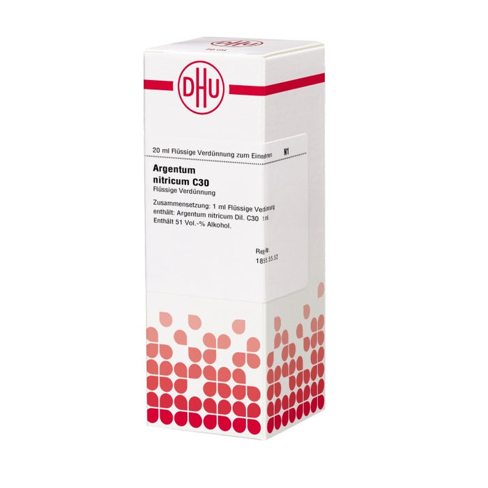 DHU Argentum nitricum C30 Dilution, 20 ml Lösung