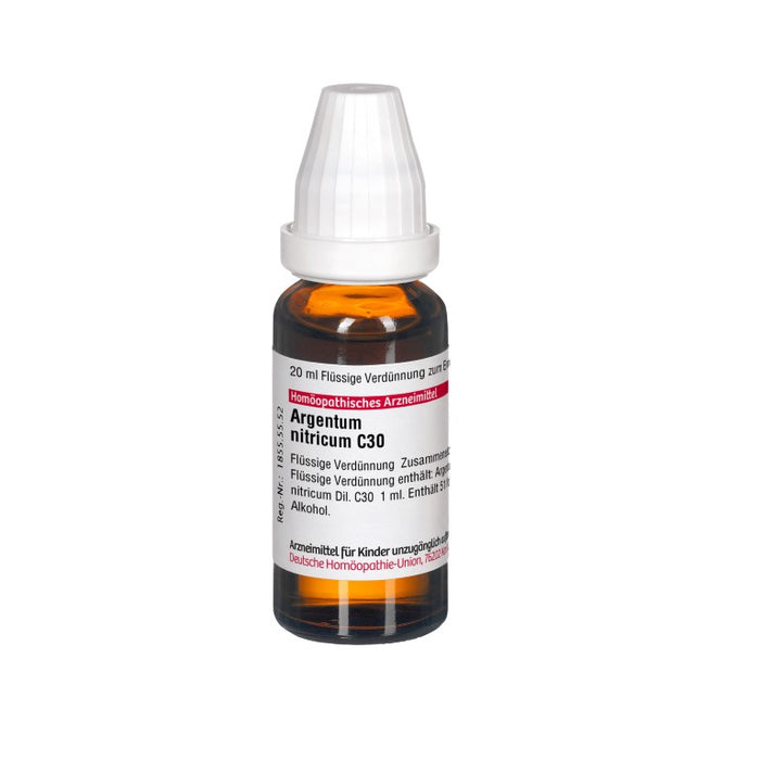 DHU Argentum nitricum C30 Dilution, 20 ml Lösung