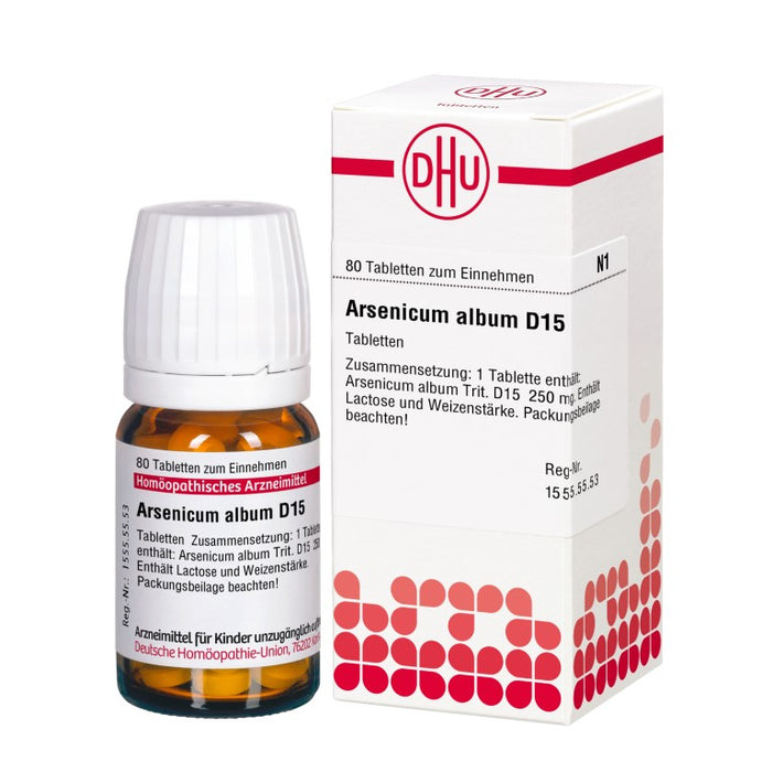 DHU Arsenicum album D15 Tabletten, 80 St. Tabletten