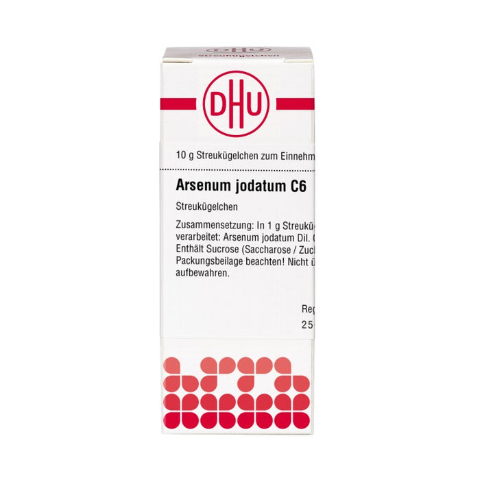 Arsenum jodatum C6 DHU Globuli, 10 g Globuli