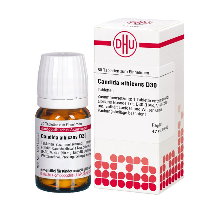 DHU Candida albicans D30 Tabletten, 80 pc Tablettes