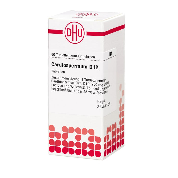 DHU Cardiospermum D12 Tabletten, 80 pcs. Tablets