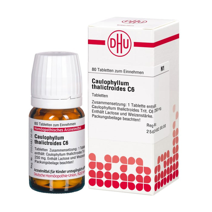 Caulophyllum thalictroides C6 DHU Tabletten, 80 St. Tabletten