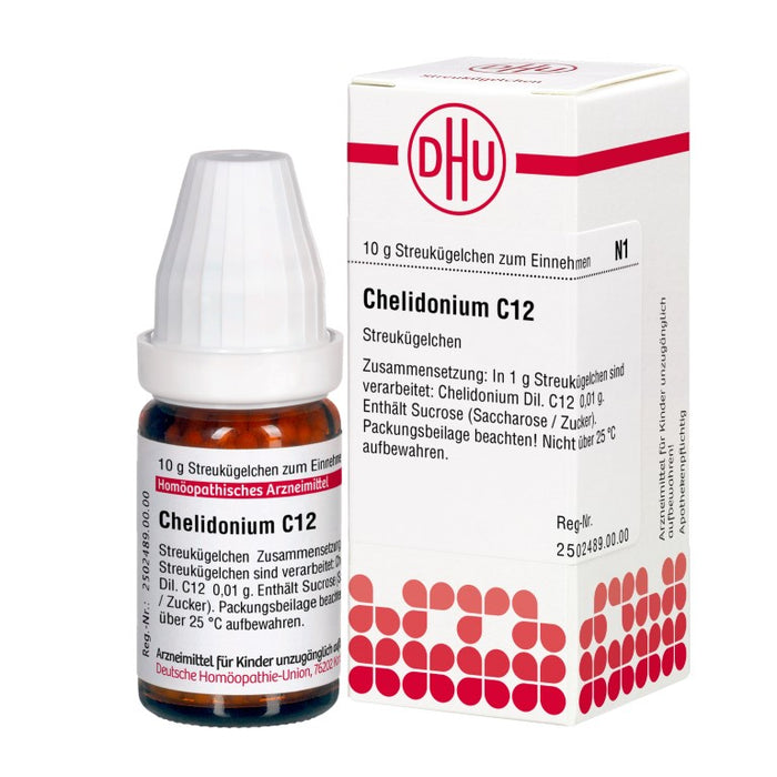 DHU Chelidonium C12 Streukügelchen, 10 g Globuli