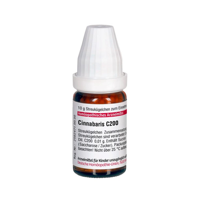 DHU Cinnabaris C200 Streukügelchen, 10 g Globules