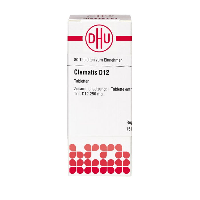 Clematis D12 DHU Tabletten, 80 St. Tabletten