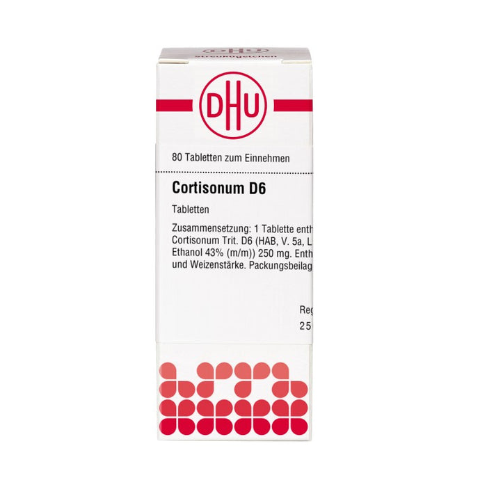 Cortisonum D6 DHU Tabletten, 80 St. Tabletten