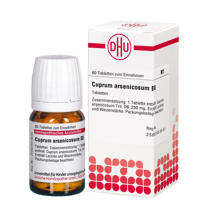 Cuprum arsenicosum D8 DHU Tabletten, 80 St. Tabletten